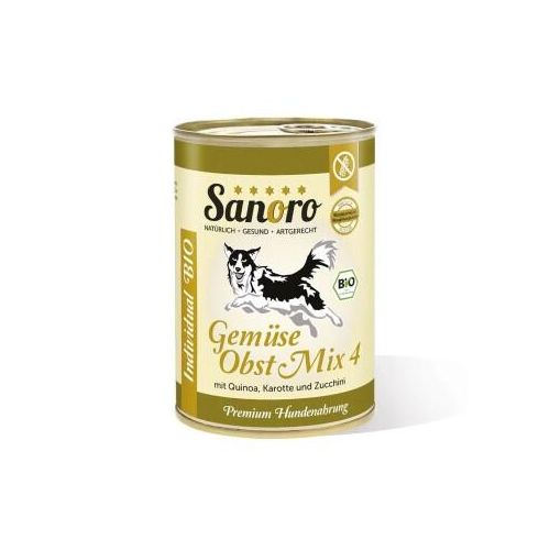 Sanoro BIO Gemüse-Obst-Mix 4 mit Bio-Quinoa 12x400g