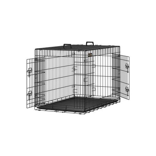 FEANDREA S-XXXL Hundekäfig mit 2 Türen 1,07 m, 70 cm, 77,5 cm