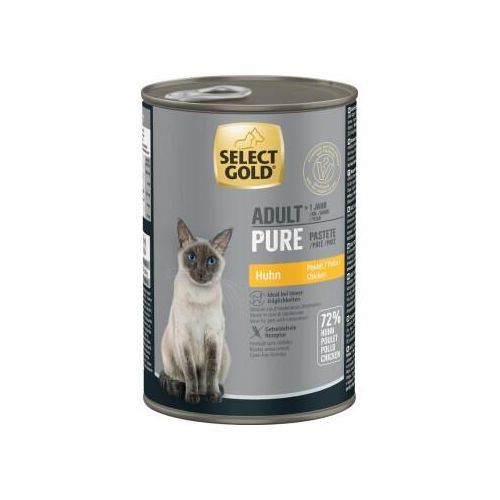 SELECT GOLD Pure Adult Paté Huhn 24x400 g