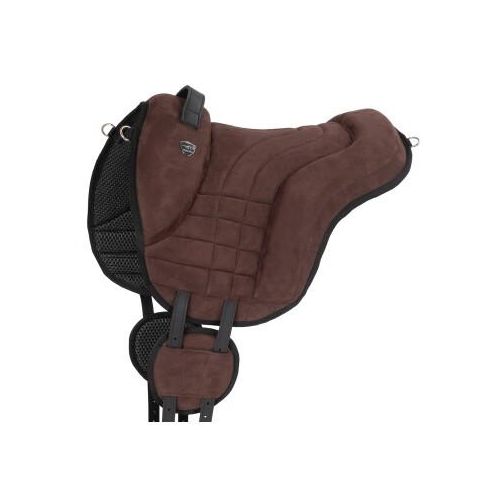 Equinate Reitpad Harper aus synthetischem Wildleder braun S