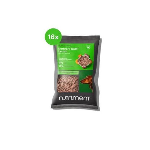 Nutriment Komfort-BARF Menü Lamm, Kürbis & Chicorée 16x1 kg