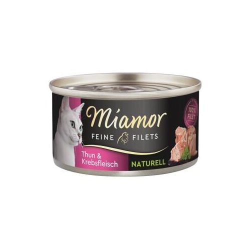 Miamor Feine Filets Naturelle Thun und Krebsfleisch 24x80 g