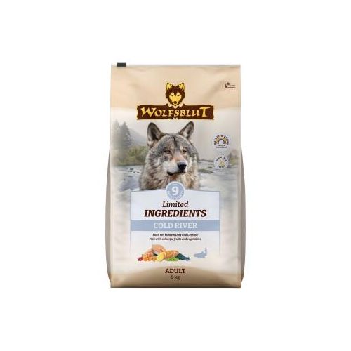 WOLFSBLUT Limited Ingredients Trockenfutter Hund, Adult, Cold River 2x9 kg
