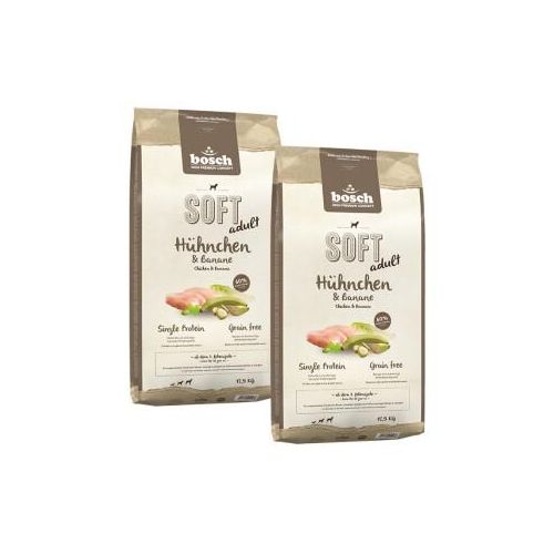 bosch Soft Hühnchen & Banane 2x12,5 kg