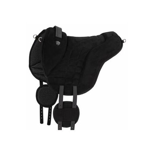 Equinate Reitpad Harper aus synthetischem Wildleder schwarz L