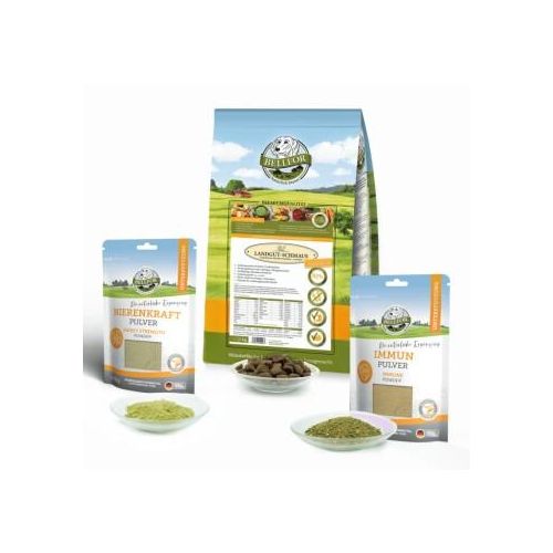 Bellfor Sparset Nr. 7 - Landgut-Schmaus 7,5kg + Nierenkraft Pulver 250g + Immun Pulver 250g