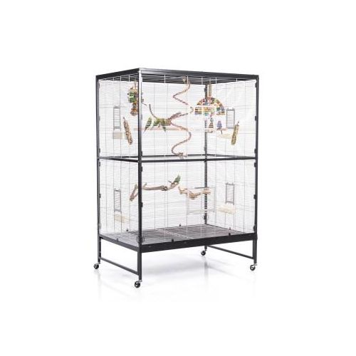 Montana Cages Voliere Casa 120 hellgrau/ dunkelgrau