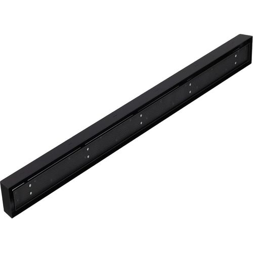 Luftleiste Open Air 8 mit Putzträgerplatte, 1.000 x 80 mm, schwarz