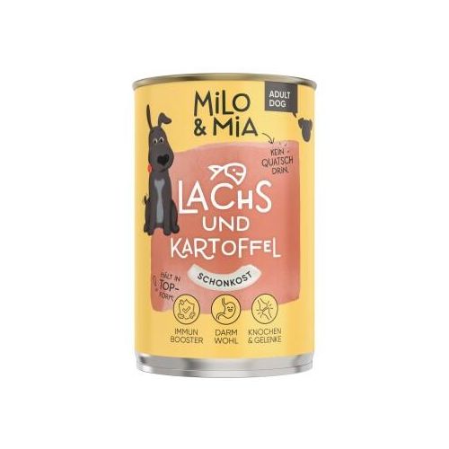 Milo & Mia Lachs & Kartoffel 24x400 g