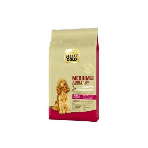 SELECT GOLD Sensitive Trockenfutter Hund Adult Medium Pferd und Tapioka 12 kg