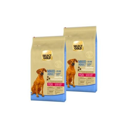 SELECT GOLD Sensitive Trockenfutter Hund Adult Maxi Pferd und Tapioka 2x12 kg
