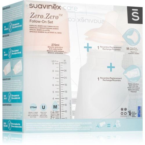Suavinex Zero Zero Follow-On Set Gift Set voor baby’s M Medium Flow 3 m+