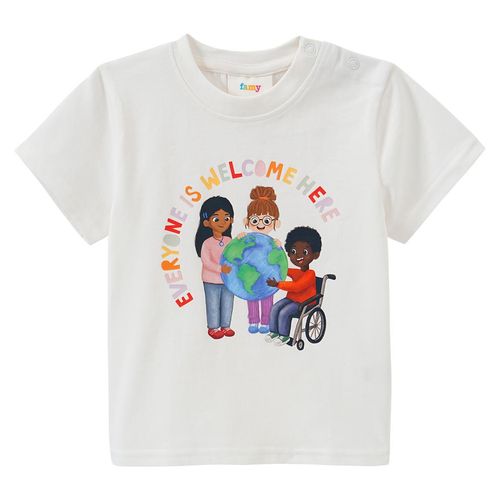 Baby T-Shirt mit Message-Print