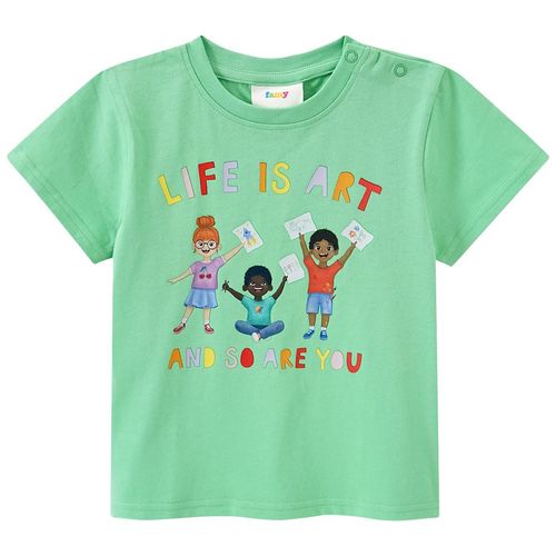 Baby T-Shirt mit Message-Print
