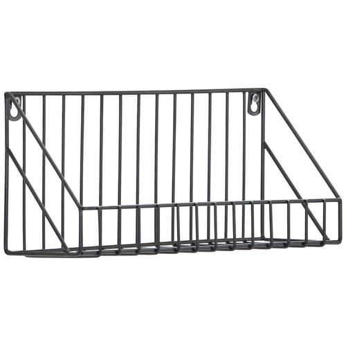 Carryhome Wandregal, Schwarz, Metall, 30x14x11 cm, Bsci, Typenauswahl, hängend, Küchen, Küchenmöbel, Küchenregale