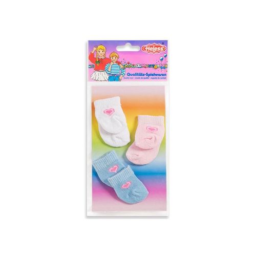 Heless Doll socks - 3 pairs 28-35 cm