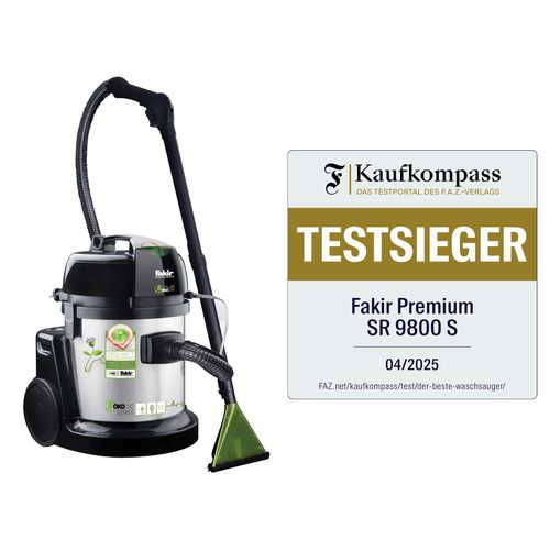 Fakir SR9800 Waschsauger 1600Watt, 22 Liter, Polster & Teppichreiniger, Nass-Trockensauger