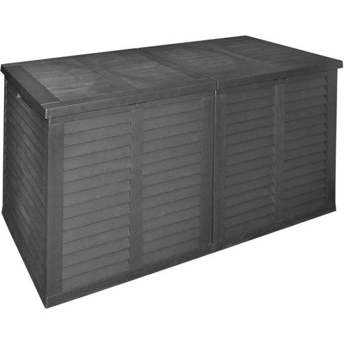 made2trade XXL Gartenaufbewahrungsbox mit 750L Fassungsvermögen in Anthrazit