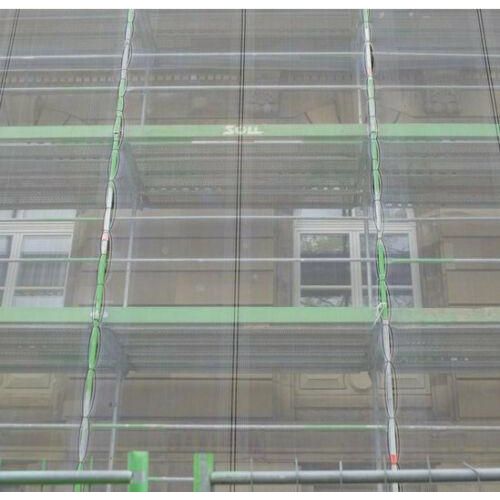 4x Gerüstschutznetz 50 g/m² 3,07m x 20m - blau