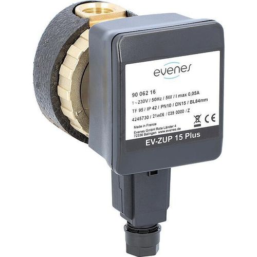 Zirkulationspumpe EV-ZUP 15 Plus 84mm Brauchwasserpumpe Trinkwasserpumpe
