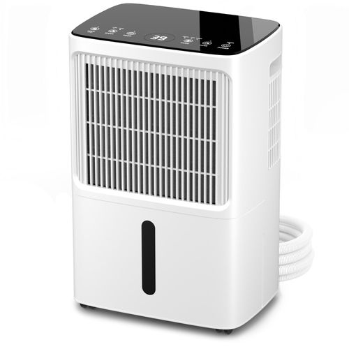 Erikssøn ErikssØn Luftentfeuchter Dry Pro Plus - Entfeuchtet bis zu 16 Liter pro Tag - Waschtrockenfunktion - Geeignet für Schlafzimmer, Badezimmer, Wohnzimmer und Keller - Luftentfeuchter - Weiß