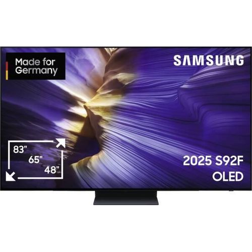 Samsung OLED smart TV GQ48S92FAEXZG 48 Zoll Fernseher 100 Hz Antireflexbeschichtung 4K AI Upscaling HDR 10+ Gaming