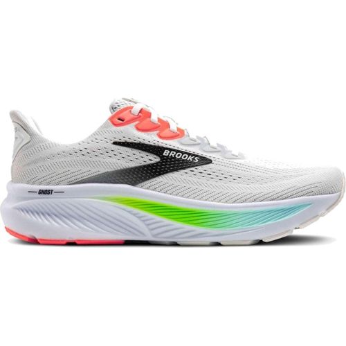Brooks Ghost 17 ONYX WHITE / MOD GRAY / REFLEC ONYX WHITE / MOD GRAY / REFLEC 45.5