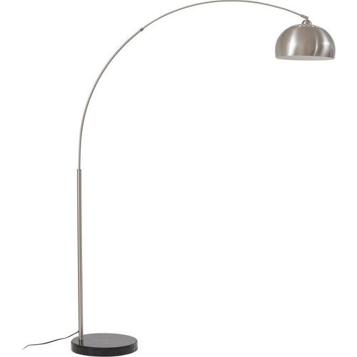 Lindby Bogenleuchte Hernando, nickel, Stahl, Höhe 188 cm