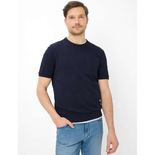 Brax Heren Shirt Style SULLY marine, blauw,