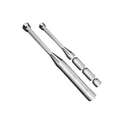 ZhaoCo 6-in-1 Verstellbare Keule/Macebell aus Stahl - Indian Clubbell Gewicht für Krafttraining, Schultertraining, Griffstärkung & Ganzkörpertraining inklusive Dehnfunktion