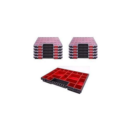 Sortimentskasten Kunststoff Sortimentsbox NORP 16 im 10er Set Maße ca.400x300x50 mm