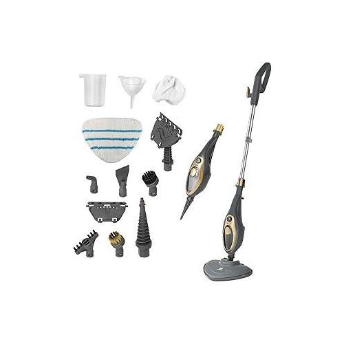 Dampfreiniger Dampfbesen Dampf Mop 15-in-1 Multifunktions Boden&Hand-dampfreiniger 1500W Blau, Reiniger für Tiefenreinigung Böden Hartholz Fliesen