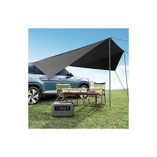 Universal Zelt Auto für jedes Fahrzeug Zelt Car Markise Camping Großer SUV Markisen Universal Zelt Sonnenunterkunft für Wohnmobile, Autos