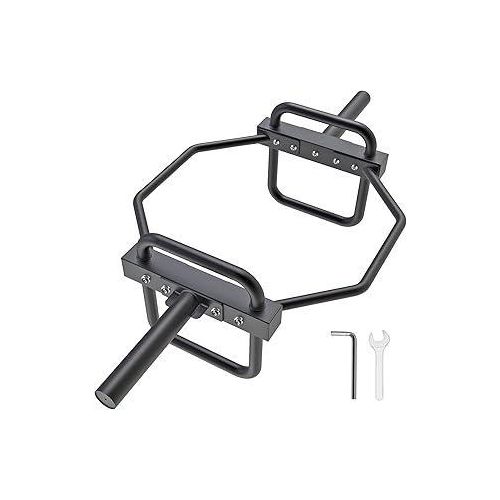 SELEWARE Trap Bar Hexagon Hantelstange Olympic Bar Langhantel