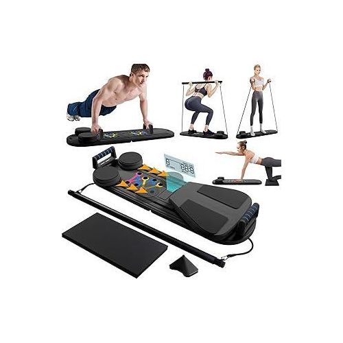 Pilates-Board, multifunktionales Pilates-Gerät, faltbare Reformer-Pates-Maschine für Heim-Fitnessgeräte, tragbares Bauchmuskel-Trainingsgerät für Damen und Herren