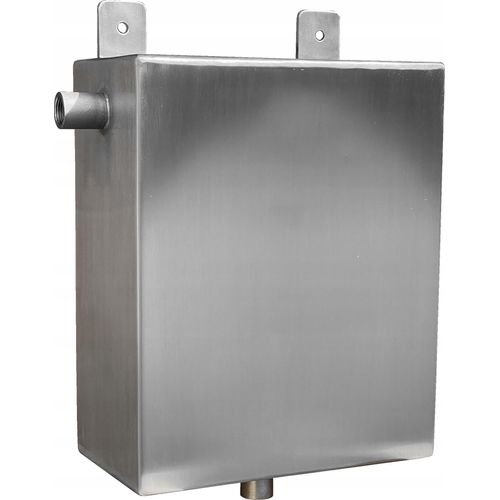 Offenes Ausdehnungsgefäß Heizung 10 l Edelstahl V2A 25×40×10 cm Überlaufgefäß