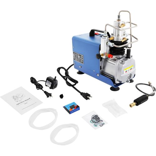 PCP Hochdruck-Luftkompressor - Boosterpumpe - 1,8 kW - 50 L/min - 2800 U/min - Zweistufige Kompression - EU-Stecker - CE