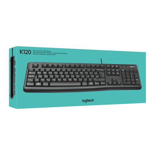 Logitech Tastatur USB K120 sw (52-990-010)