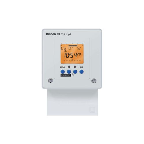 Theben TR 635 TOP2 Schaltuhr mit Textdisplay und Astroprogramm, 6350100)