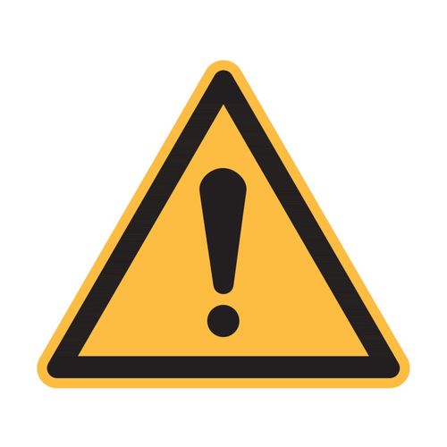 Warnzeichen Allgemeines Warnzeichen, Typ: 02200 ; Industrial Quality Supplies (K160.04.026)