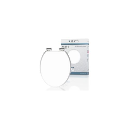 KIRCHHOFF Holzkern WC-Sitz WHITE, mit Absenkautomatik mit Absenkautomatik (84100)
