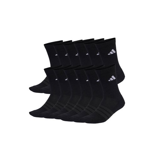 Kurzsocken ADIDAS ORIGINALS "Socken Cushioned Crew Socks 12P 12er Pack", Herren, Gr. 46-48, schwarz, Obermaterial: 56% Baumwolle CO. 40% Polyester PES. 3% Elasthan EL. 1% Polyamid PA., Socken