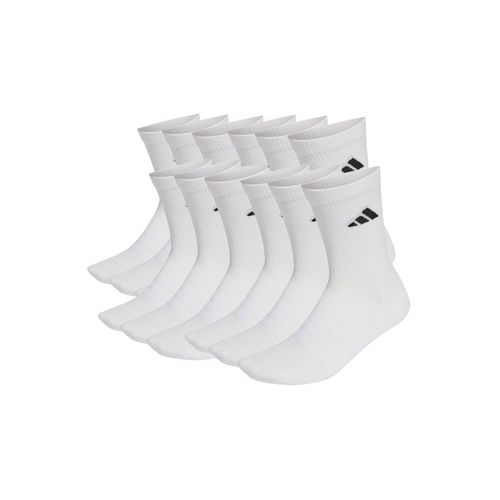 Kurzsocken ADIDAS ORIGINALS "Socken Cushioned Crew Socks 12P 12er Pack", Herren, Gr. 46-48, weiß, Obermaterial: 56% Baumwolle CO. 40% Polyester PES. 3% Elasthan EL. 1% Polyamid PA., Socken
