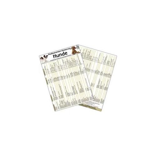 Medikamenten-Dosierung Hunde - Arzneiwirkstoffe, Handelsnamen, Dosierung & Anwendung-