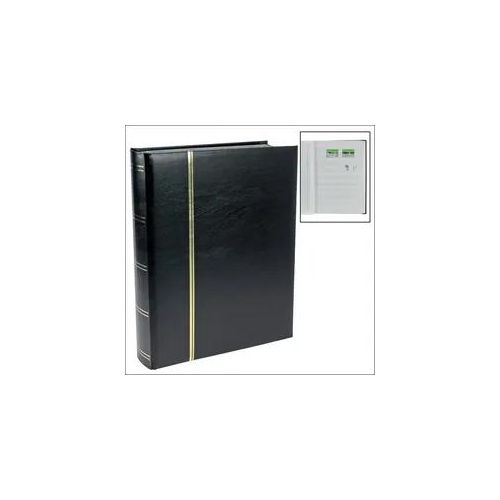 Briefmarkensammelalbum, schwarzer Einband