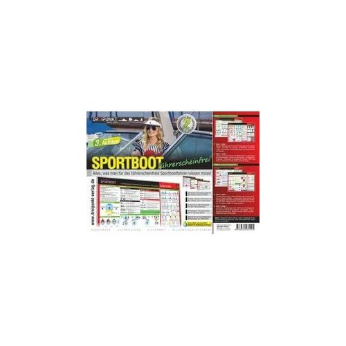 Info-Tafel-Set Sportboot führerscheinfrei