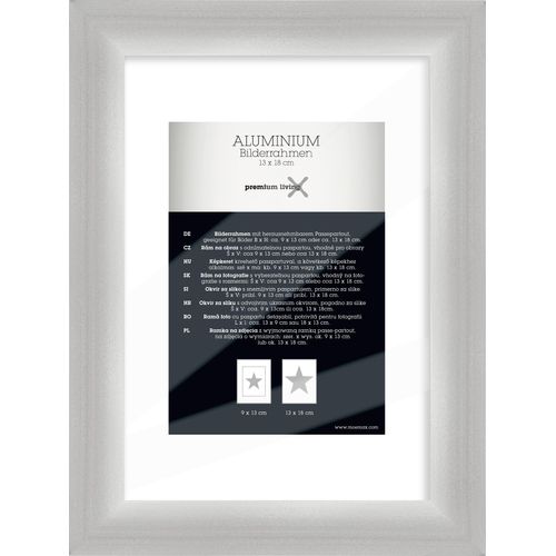 Bilderrahmen Aluminium ca. 16x21cm