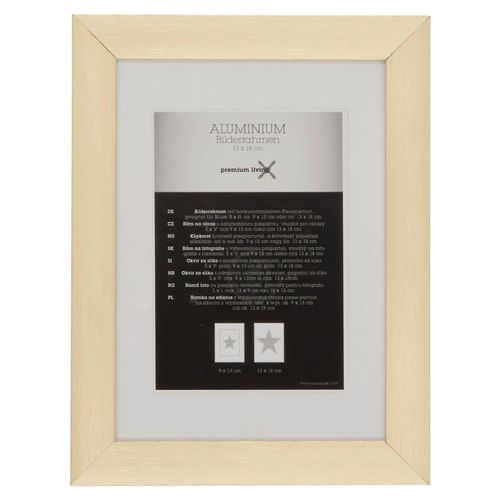 Bilderrahmen Aluminium ca. 13x18cm