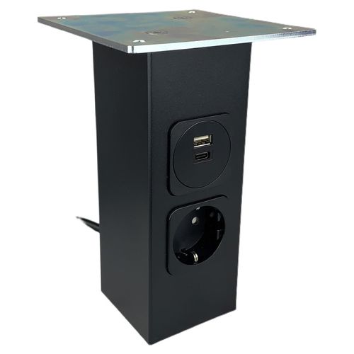 Konsole 640114 schwarz matt