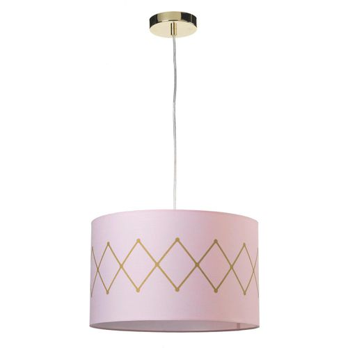 Hängeleuchte Rosita Pink/Gold max. 22 Watt